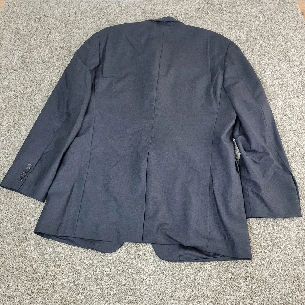 Brooks Brothers Stretch‎ 346 Mens 45 Large Black Blazer 97% Wool 3% Spandex